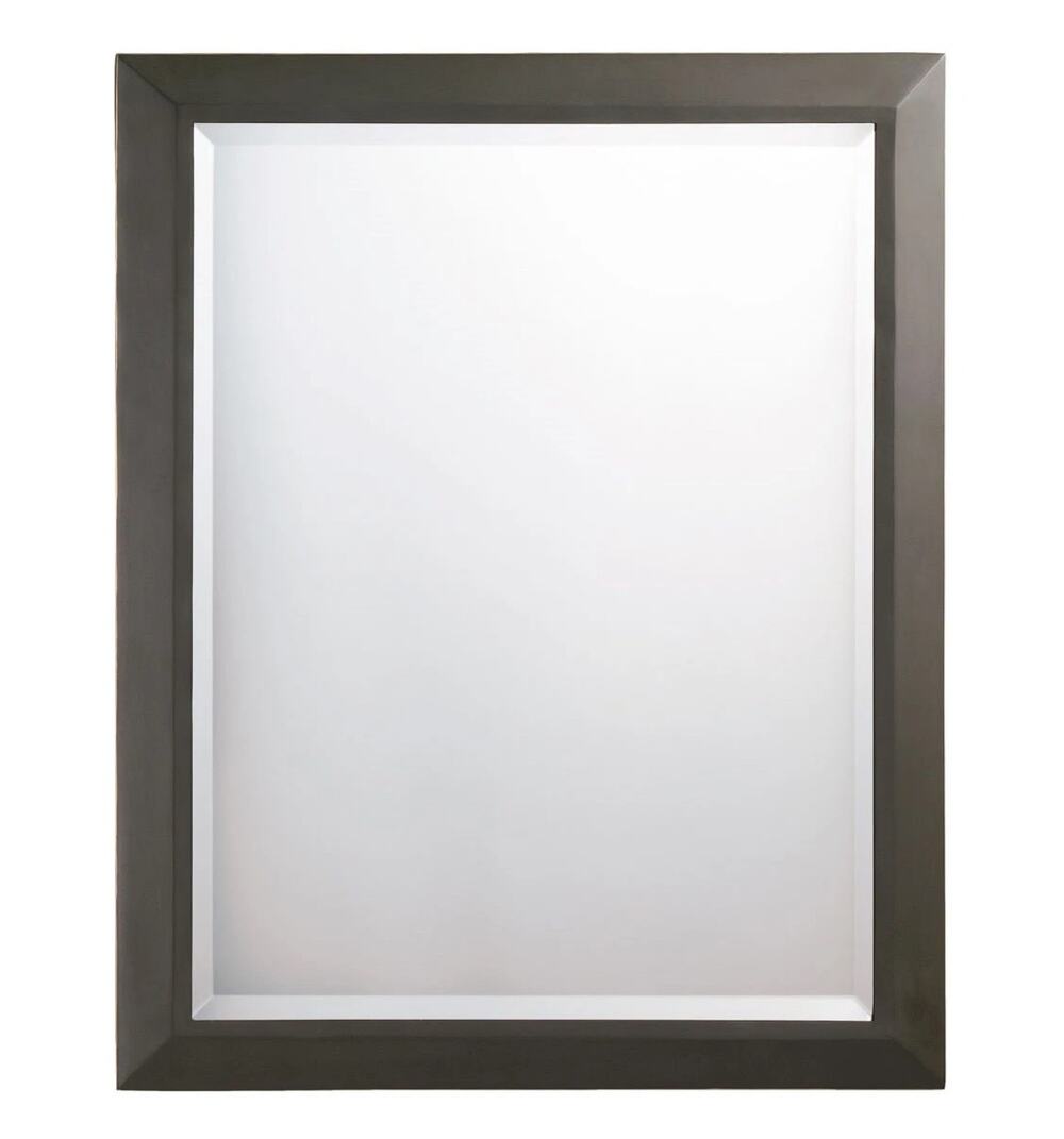 🪞 NEW Olde Kichler Bronze 24×30″ Steel Framed Bathroom Mirror Modern Minimalist
